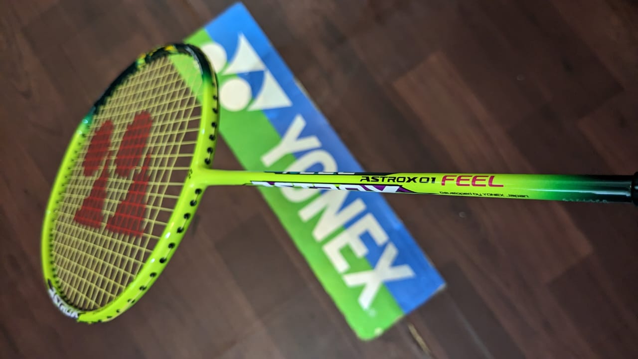 Yonex Astrox 01 Feel Badminton Racket (Green/Lime)