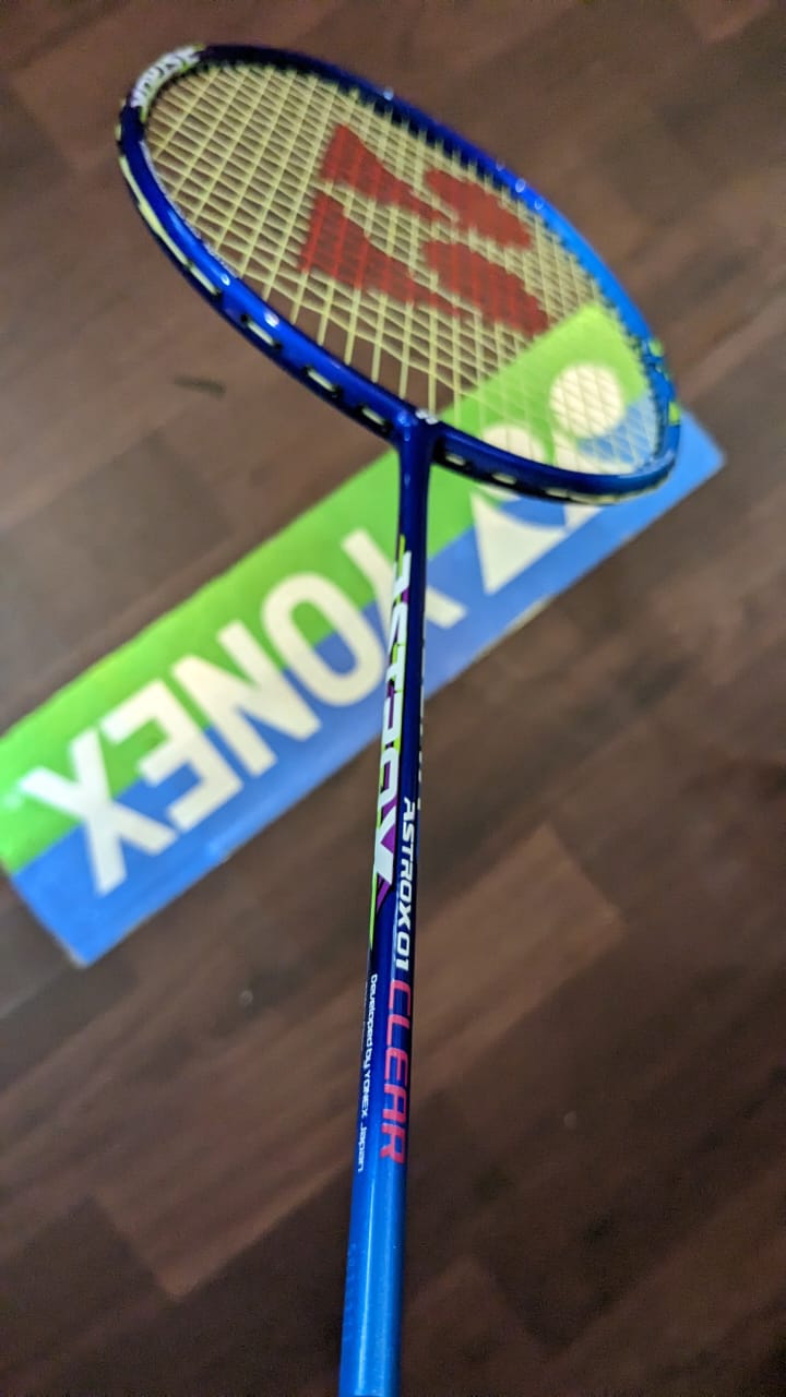 Yonex Astrox 01 Clear Badminton Racket (Clear Blue, 4UG4)