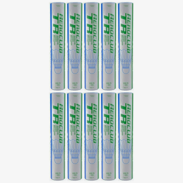 YONEX Aeroclub ACB TR Badminton Feather Shuttlecock (Pack of 10)