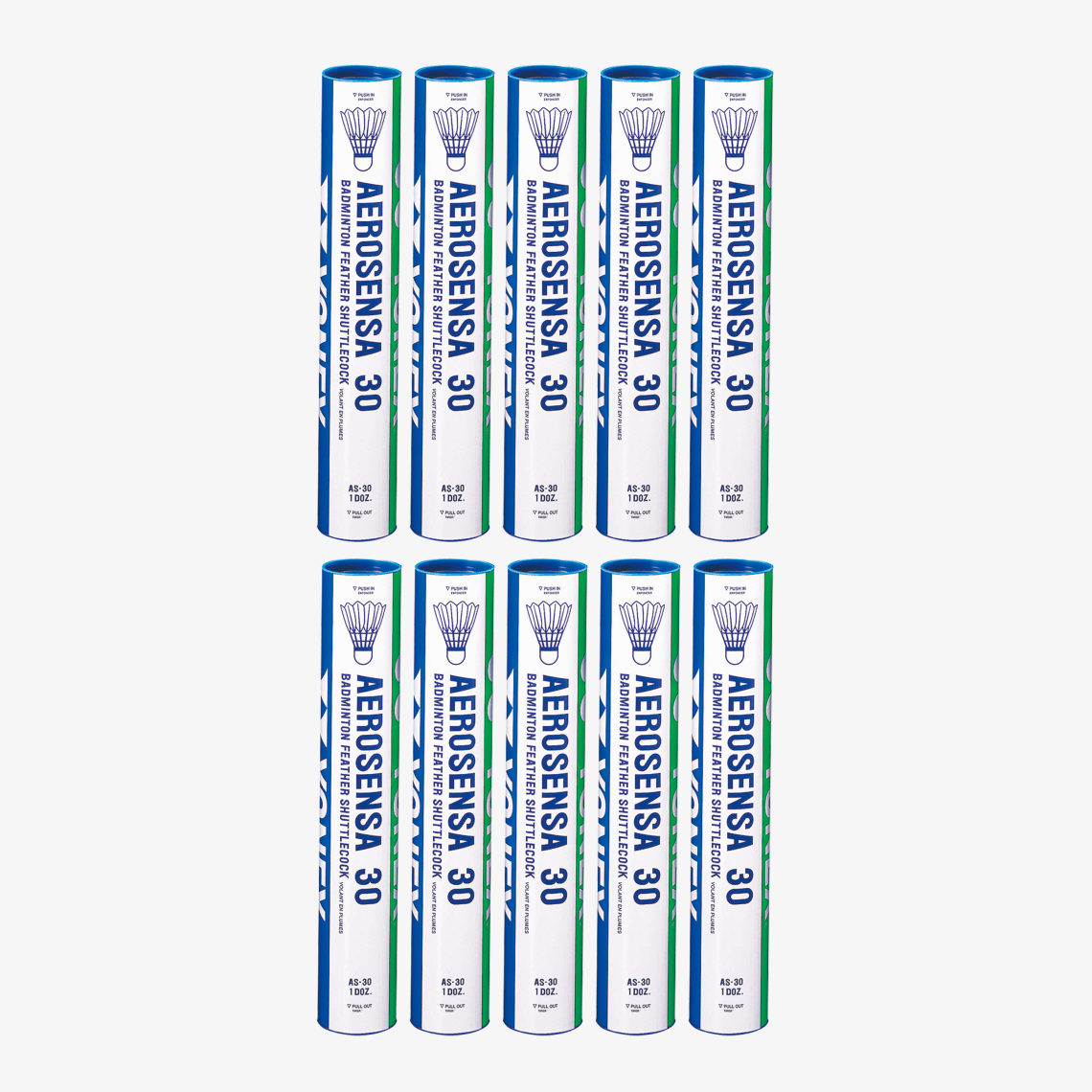 Yonex Aerosena 30 AS30 (Pack Of 10) Badminton Shuttlecock
