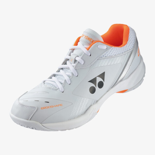 YONEX Power Cushion SHB 65 X3 Unisex Badminton Shoes (White/Orange)