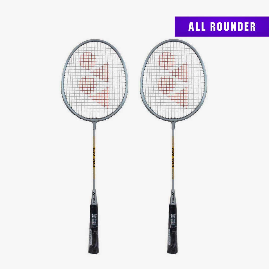 YONEX GR303 Badminton Racket (Set of 2) Yellow
